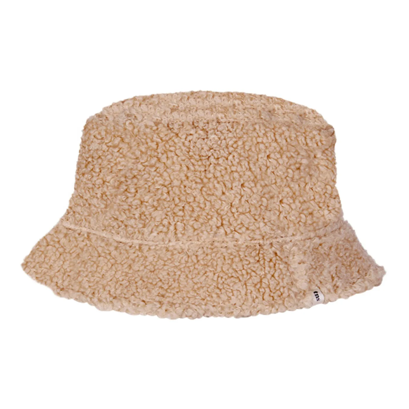 The New Society Ecru Sherpa Hannah Bucket Hat