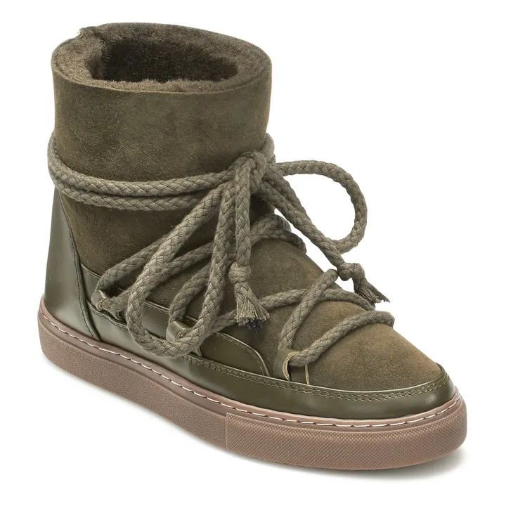 Boots Classic Fourrées | Vert olive- Image produit n°1