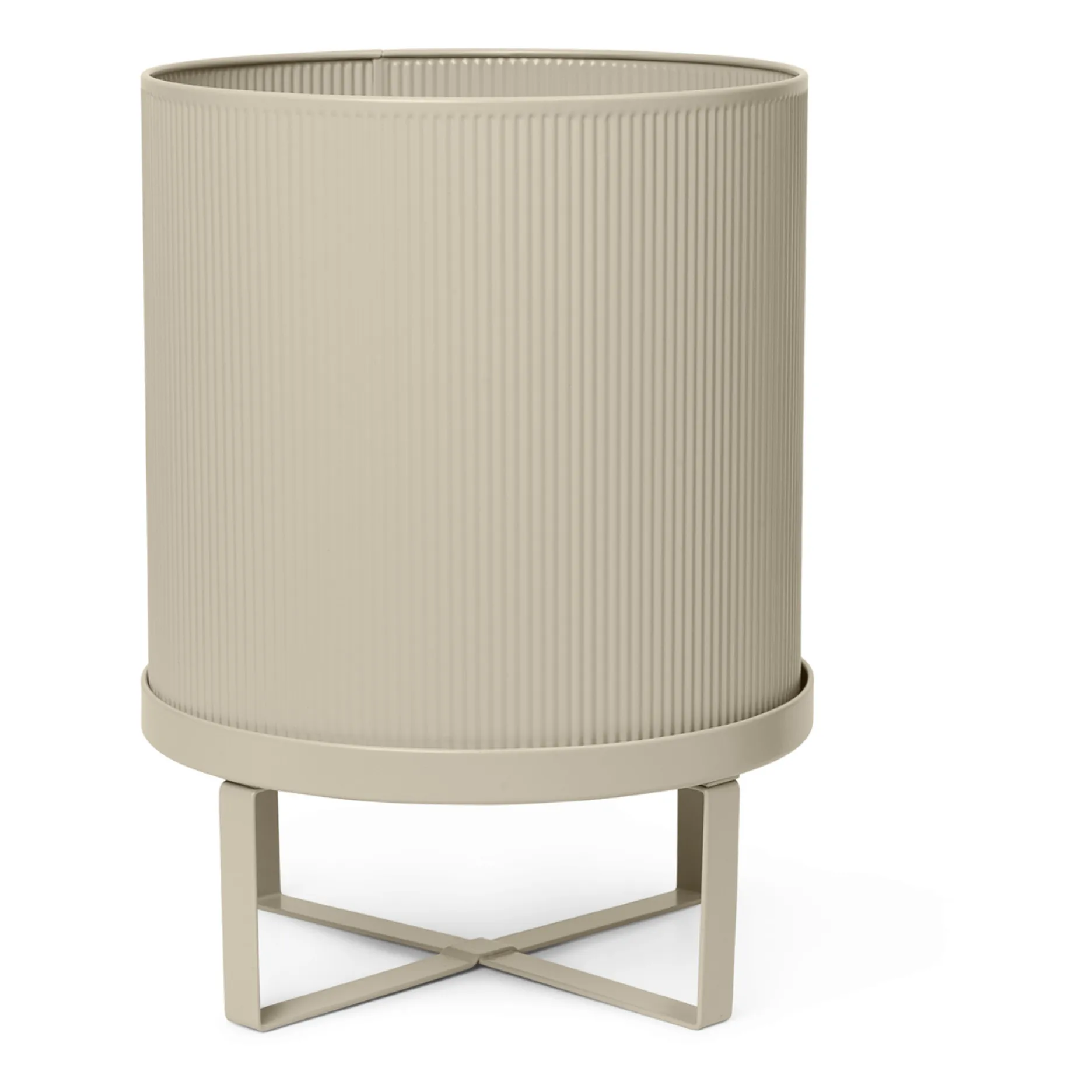 Ferm Living Beige Steel Planter Pot