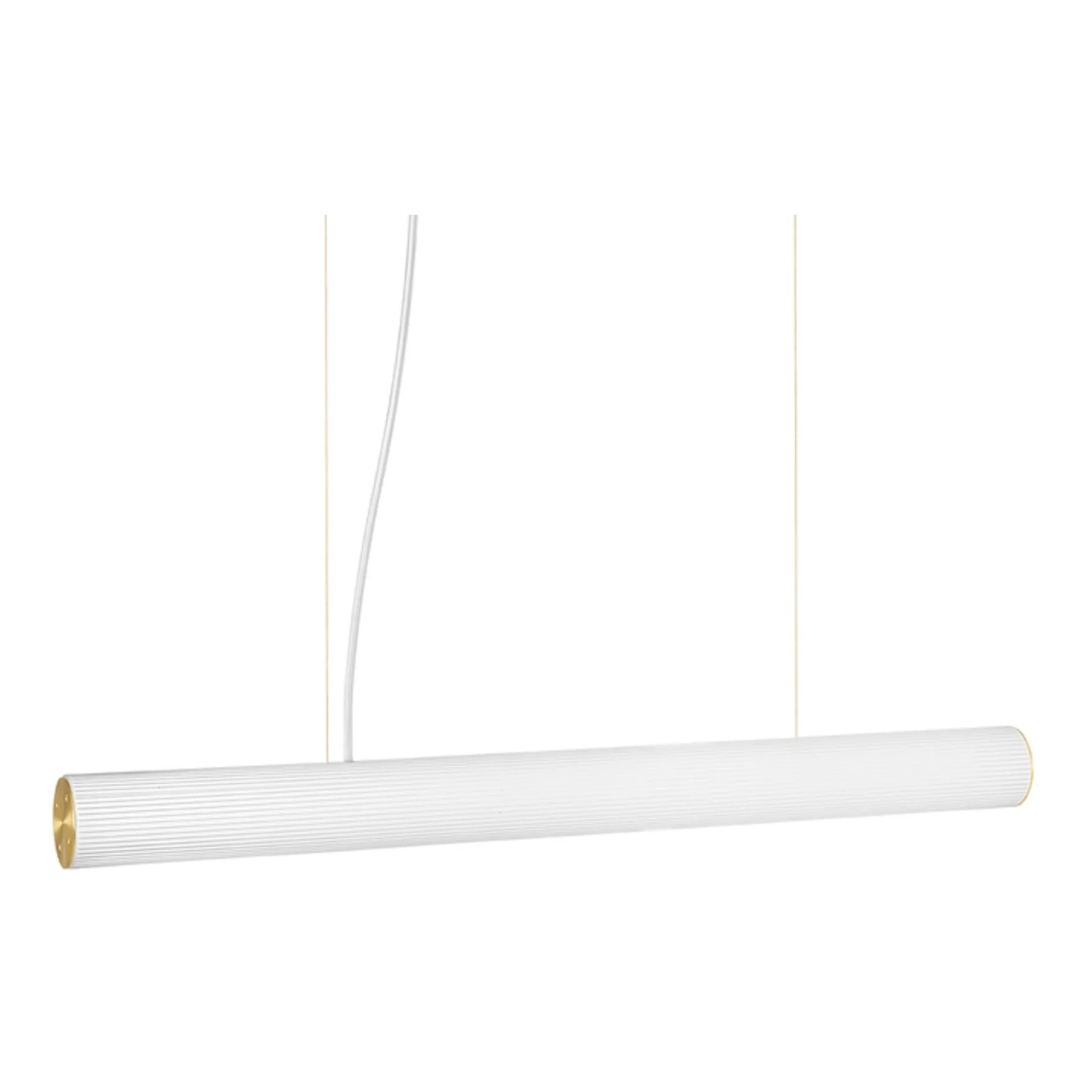 Ferm Living Gold Vuelta Opaline Glass Ceiling Lamp