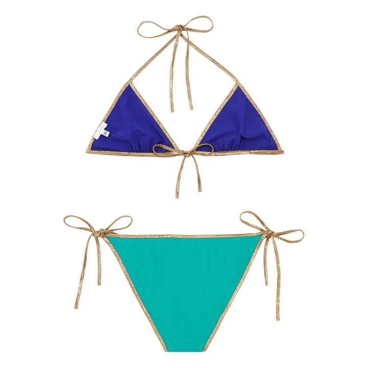 Bikini reversible Hampton | Verde- Imagen del producto n°5