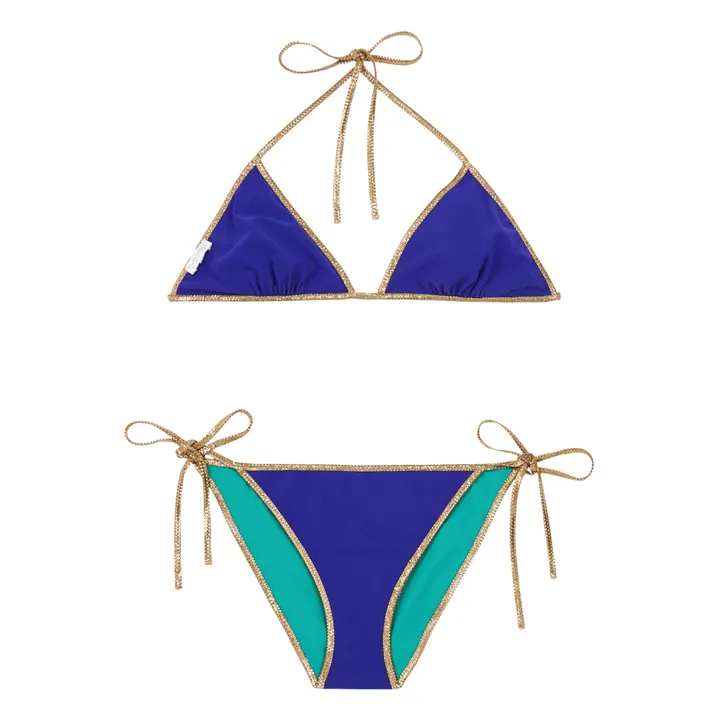Badeanzug zweiteilig Reversibel Bikini Hampton | Grün- Produktbild Nr. 6