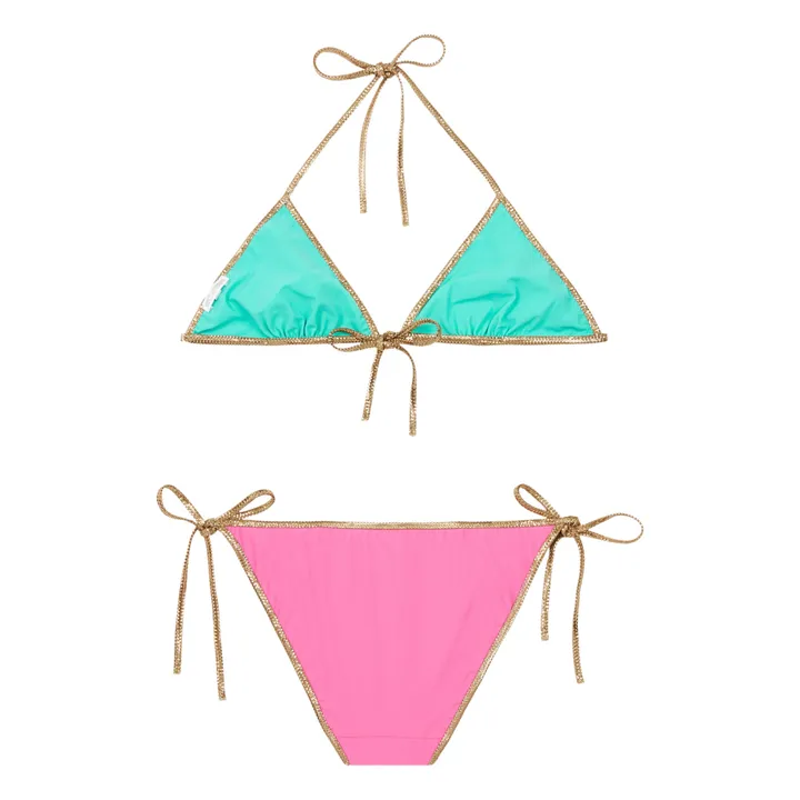 Badeanzug zweiteilig Reversibel Bikini Hampton | Rosa- Produktbild Nr. 5