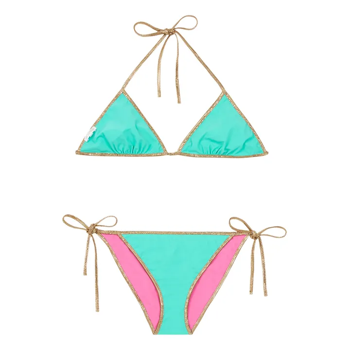 Badeanzug zweiteilig Reversibel Bikini Hampton | Rosa- Produktbild Nr. 6