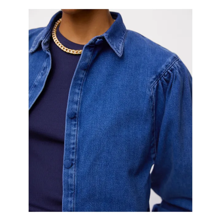Marcelle Denim Shirt | Denim blue- Product image n°4