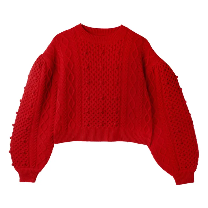 Jersey de lana orgánica RWS Bramble | Rojo- Imagen del producto n°0