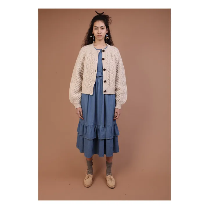 Meadows Quince Eco RWS Wool Jumper Ecru Smallable