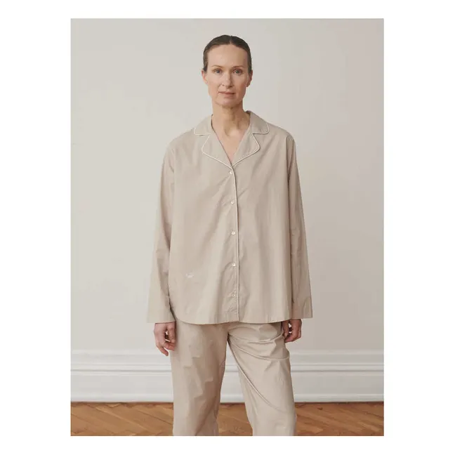 Set pigiama, modello: Skall, in cotone bio | Grigio chiaro