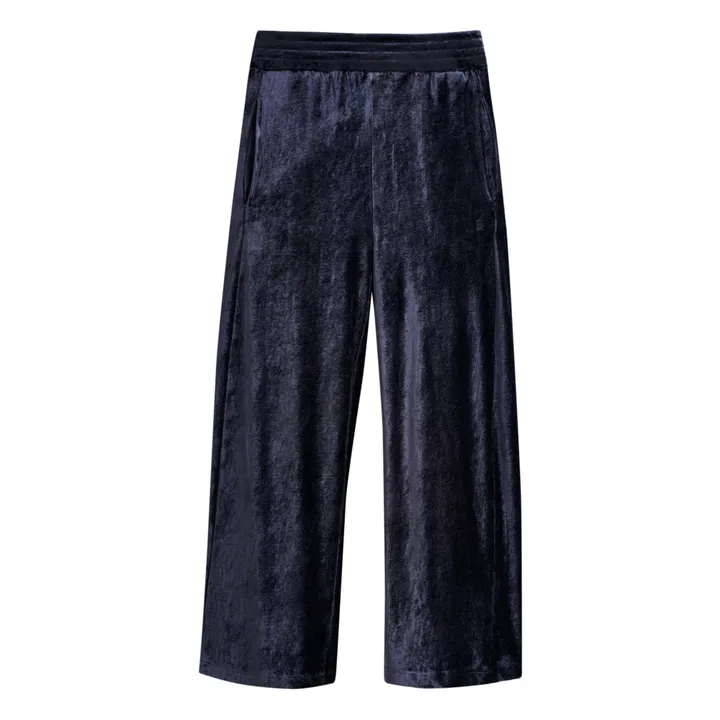 Pantalón de terciopelo Valere | Azul Marino- Imagen del producto n°0