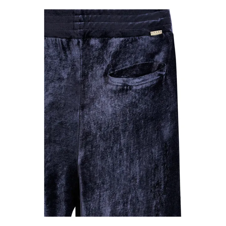 Pantalón de terciopelo Valere | Azul Marino- Imagen del producto n°3