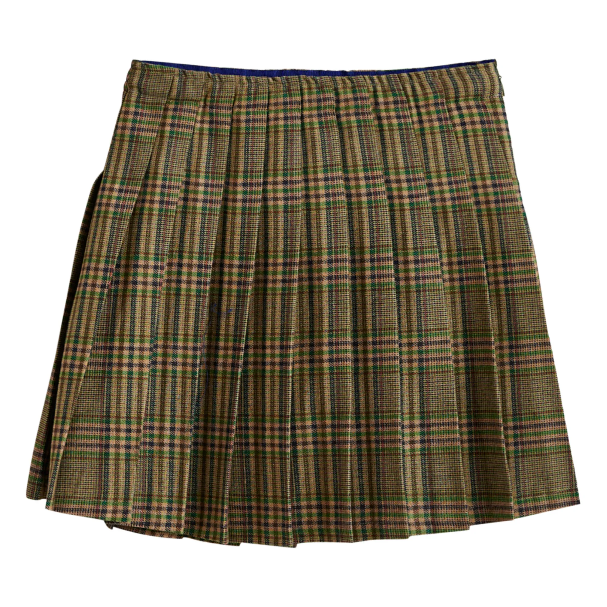 Bellerose Camel Asra Checked Skirt