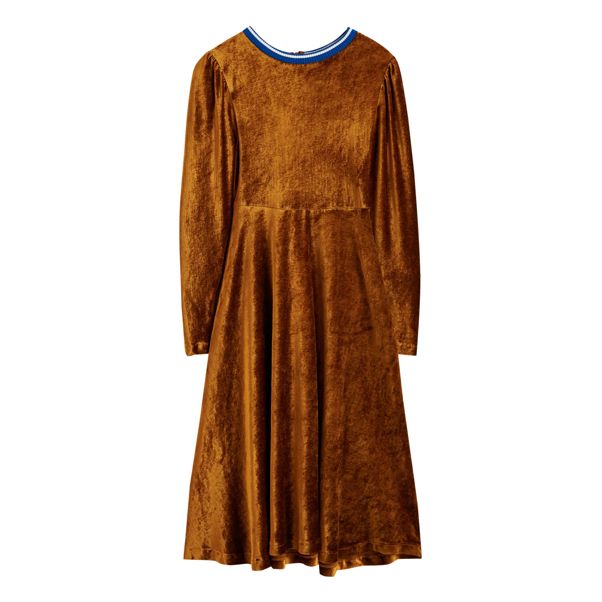 Bellerose Camel Volny Velvet Dress