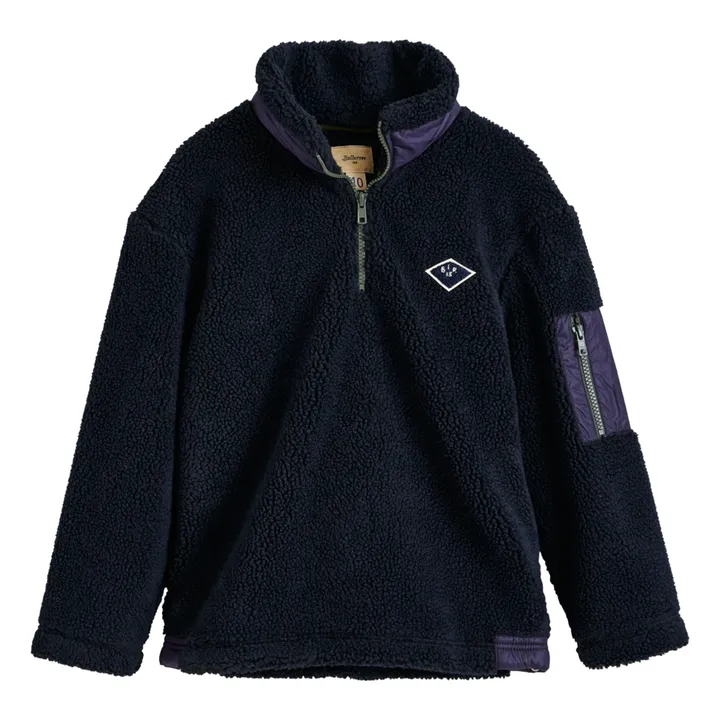 Alipo Zip-Up Sweatshirt | Navy blue- Product image n°0