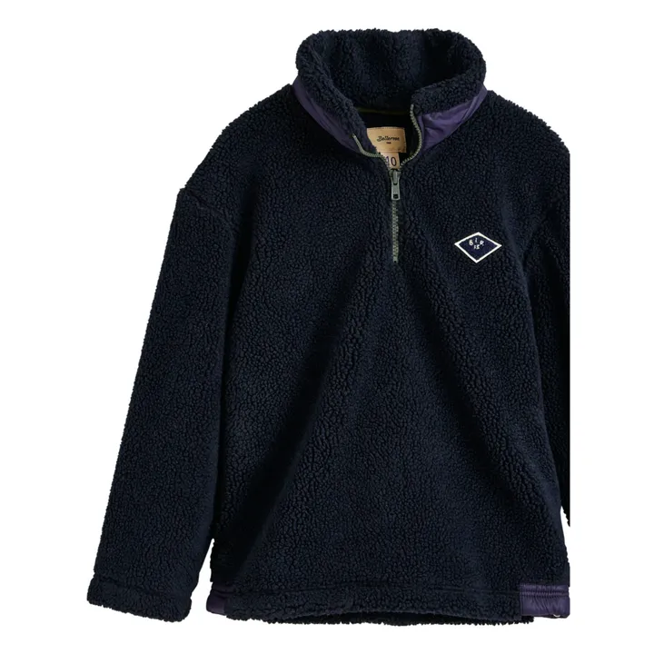 Alipo Zip-Up Sweatshirt | Navy blue- Product image n°1