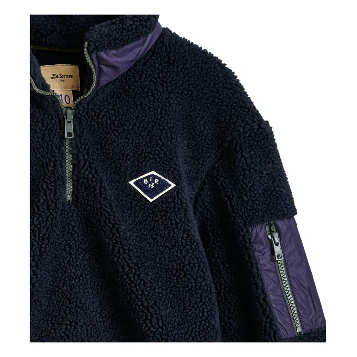 Alipo Zip-Up Sweatshirt | Navy blue- Product image n°2