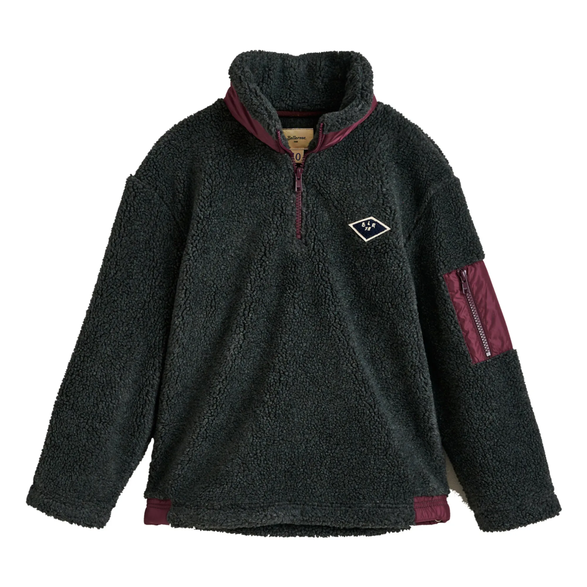 Bellerose Grey Alipo Zip-Up Sweatshirt