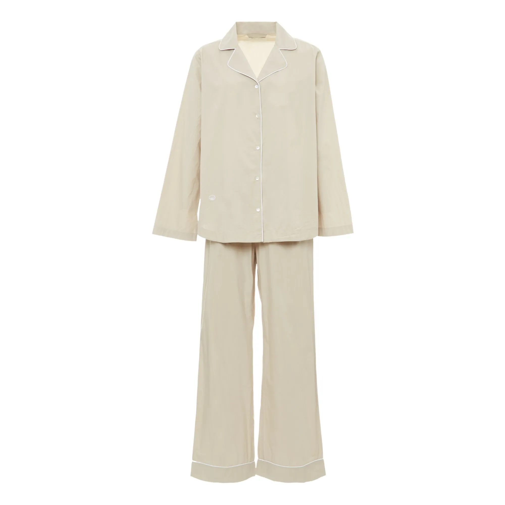 Skall Studio Light Grey Skall Organic Cotton Pyjama Set