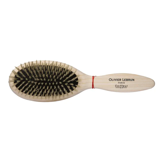 Brosse en frêne pour cheveux fins