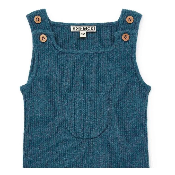Peto de lana y algodón Minota | Azul- Imagen del producto n°1