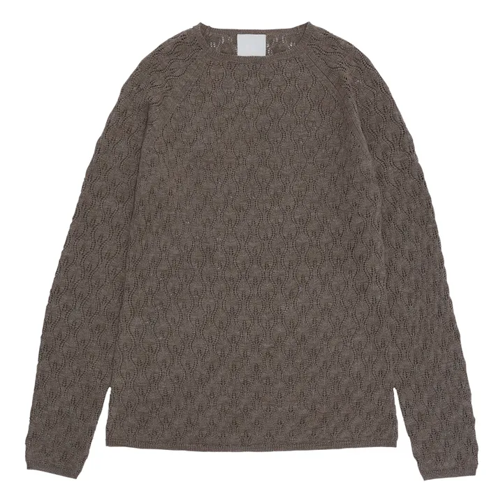 Jersey de lana fina - Colección Mujer  | Gris Topo- Imagen del producto n°0