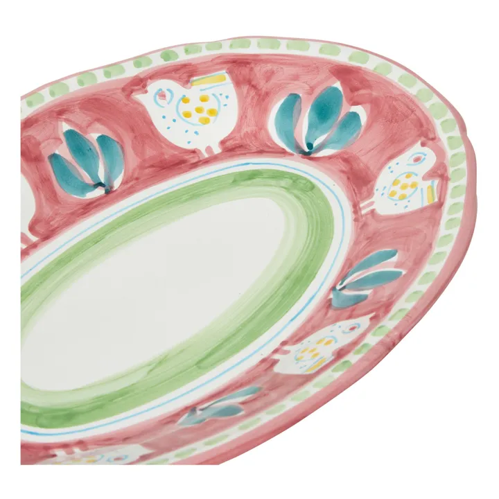 Oval Chicken Dish - 35cm | Pink- Product image n°2