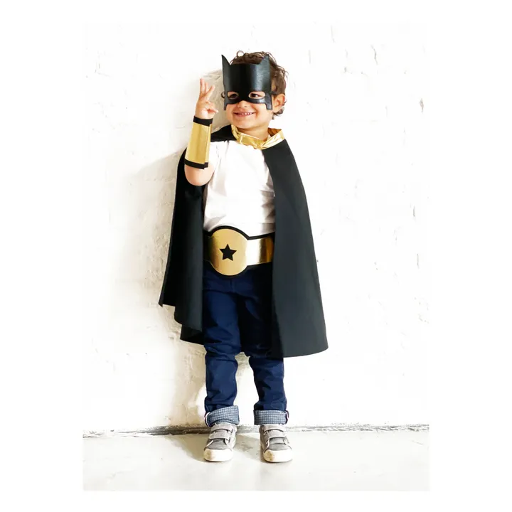 Super Hero Costume - Ratatam x Smallable | Black- Product image n°1