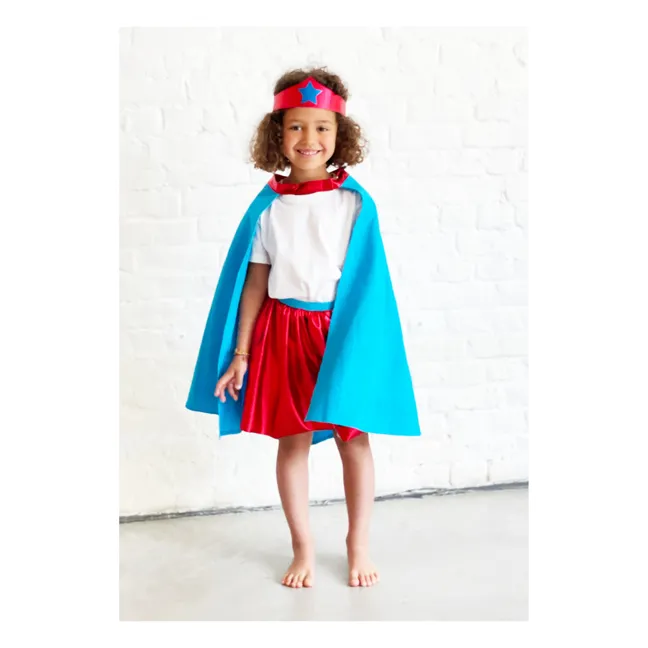 Costume da super girl - Esclusiva Ratatam per Smallable | Blu