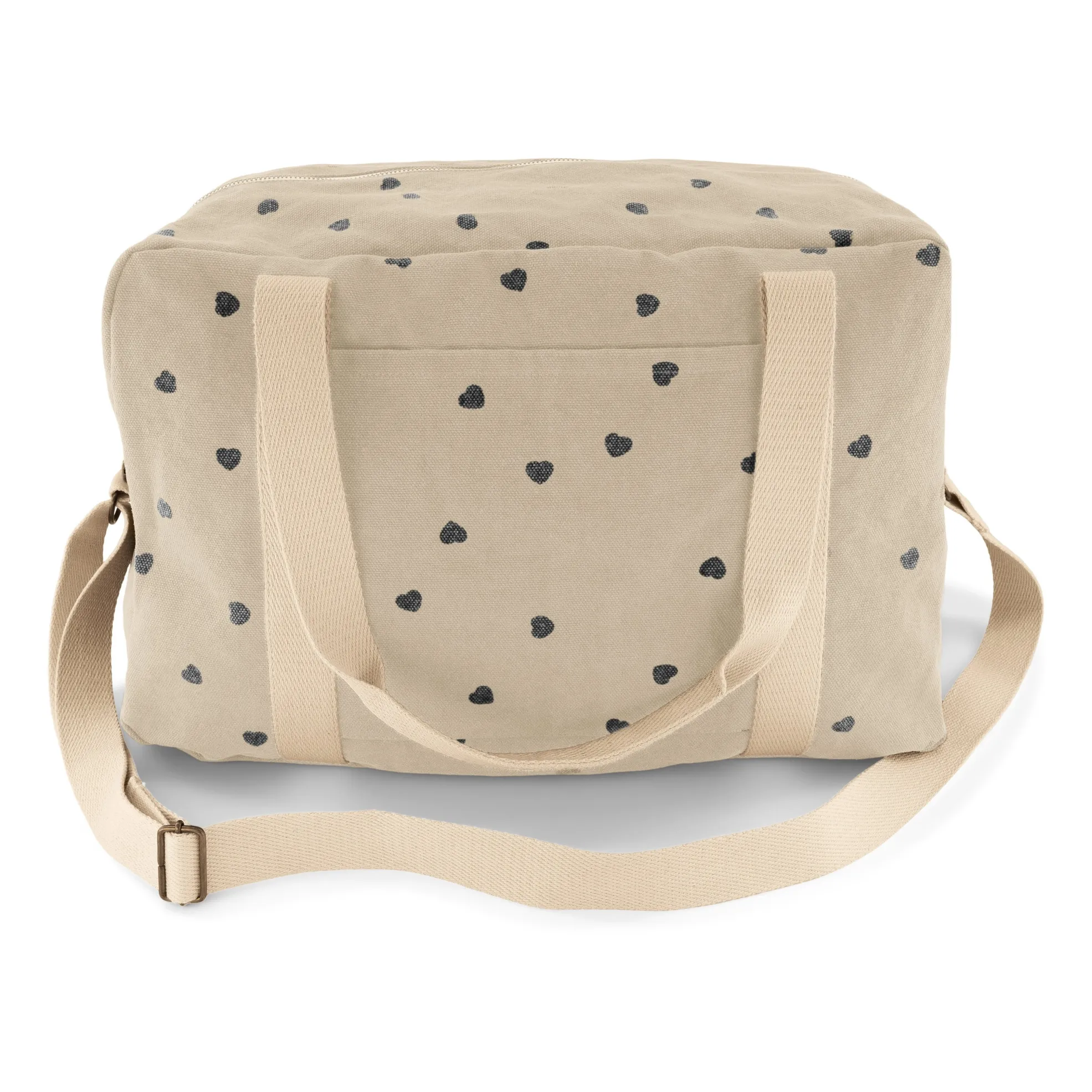 Rose In April Sand Raphaël Heart Print Baby Changing Bag