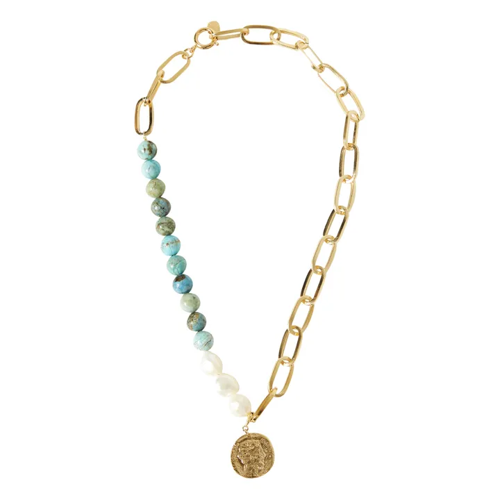Maxi Xanada Necklace | Blue- Product image n°2