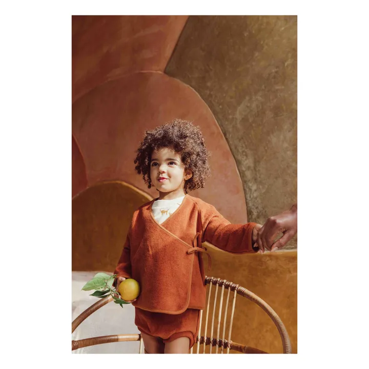 Organic Cotton Towelling Bloomers | Ochre- Product image n°2