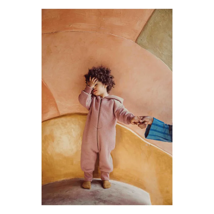 Wool and Organic Cotton Jumpsuit | Purple- Product image n°1