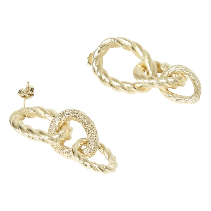 Mrs. Gold Earrings  | Gold- Product image n°3