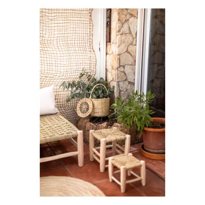 Hocker aus Holz- Produktbild Nr. 5