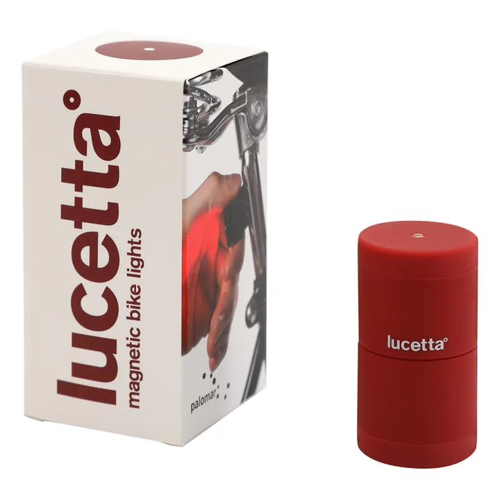 Lucetta magnetic bicycle light | Red- Product image n°0