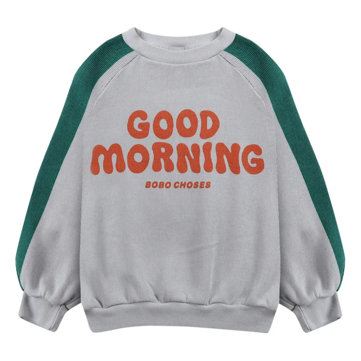 Sweatshirt Bio-Baumwolle Morning | Grau- Produktbild Nr. 0