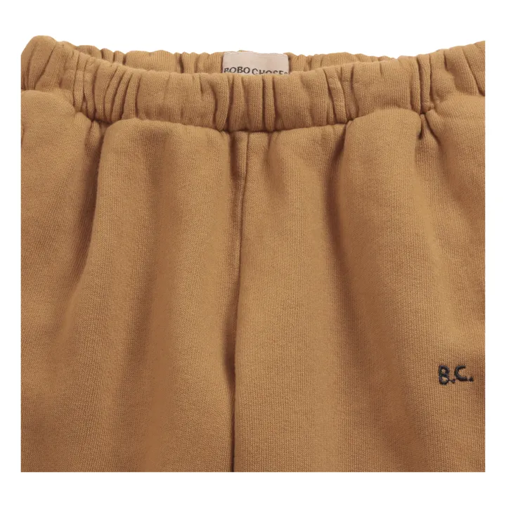 Faces Organic Cotton Jogging Bottoms | Camel- Product image n°13