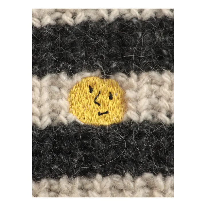 Pullover Wolle Gestreift | Grau- Produktbild Nr. 11