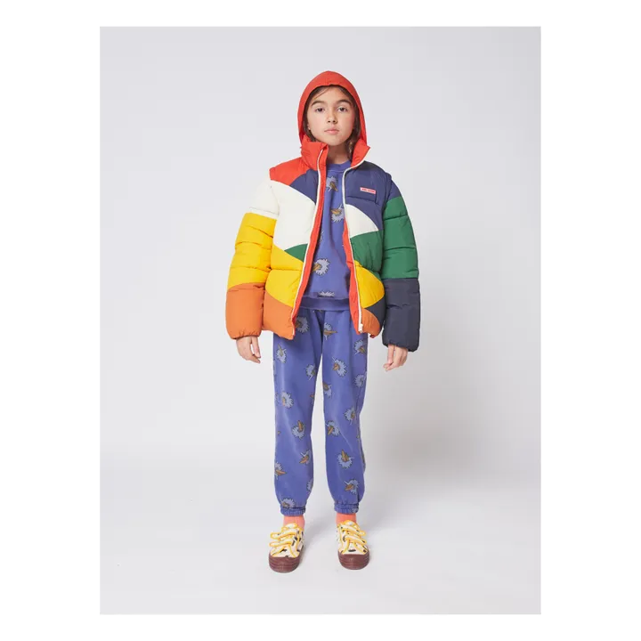 Recycled Waterproof Colour Block Down Jacket | Multicoloured- Product image n°3