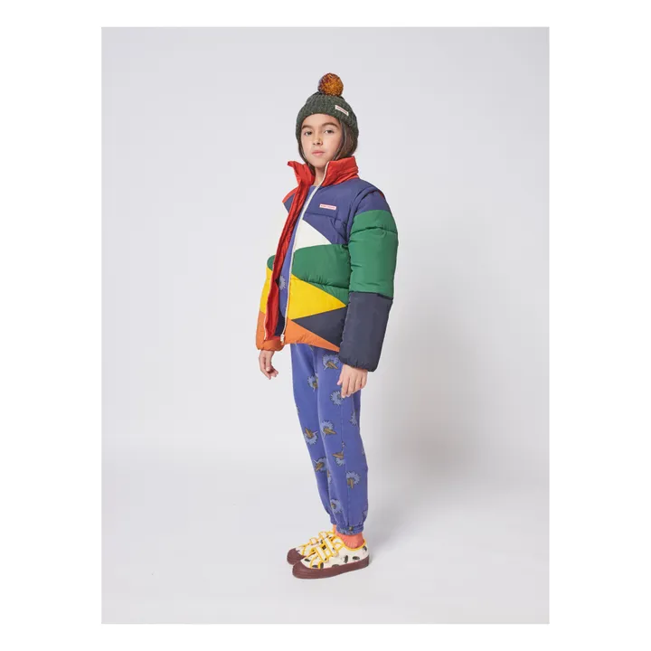 Recycled Waterproof Colour Block Down Jacket | Multicoloured- Product image n°4