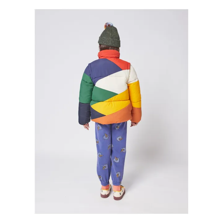 Recycled Waterproof Colour Block Down Jacket | Multicoloured- Product image n°5