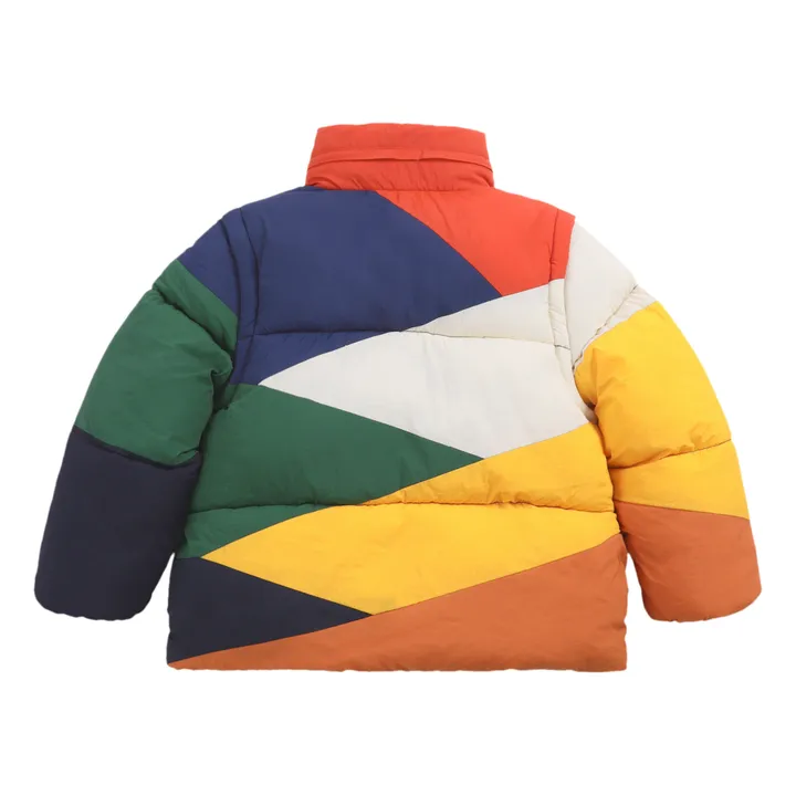 Recycled Waterproof Colour Block Down Jacket | Multicoloured- Product image n°12