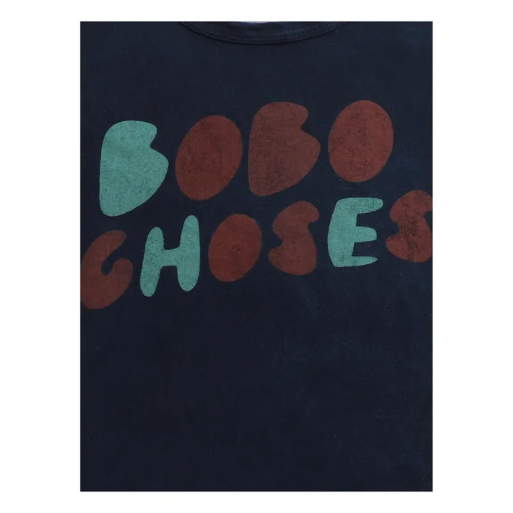 T-Shirt in cotone bio, modello: Bobo Choses | Blu notte- Immagine del prodotto n°4