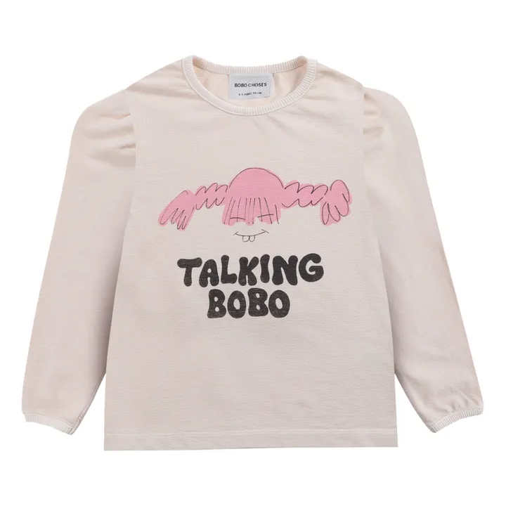 Bobo Thick Organic Cotton T-Shirt | Ecru- Product image n°0