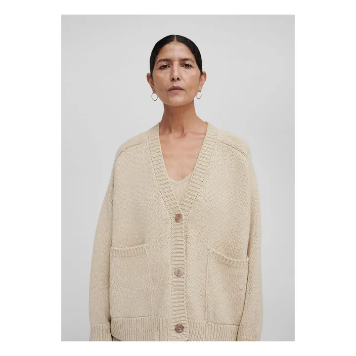 カーディガン cordera COTTON SADDLE CARDIGAN NATURAL Cordera Cotton Saddle Cardigan - Natural | Garmentory