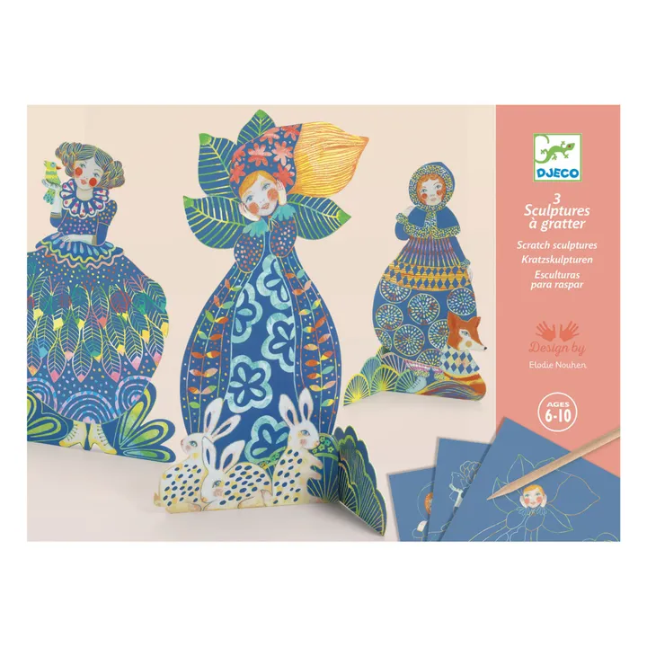 Beautiful Dresses Scratch Art Cards- Product image n°0
