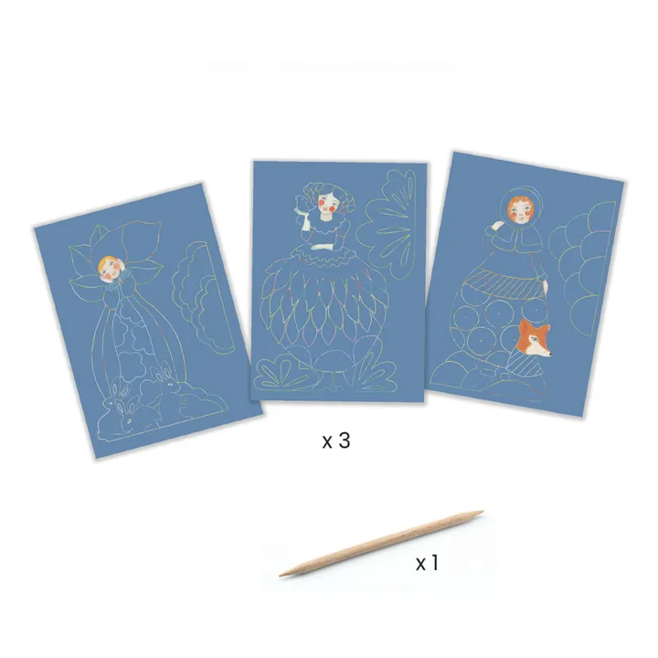 Cartes à gratter Jolies robes- Image produit n°2