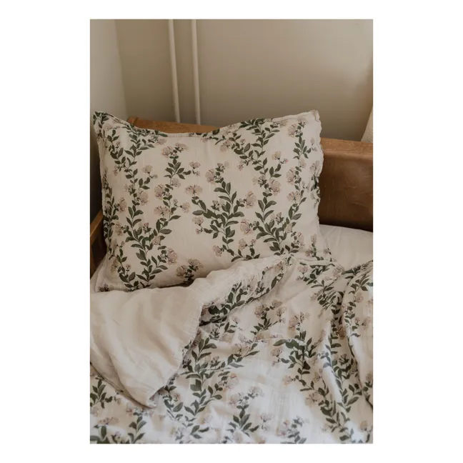 Biancheria da letto, modello: Honeysuckle, in mussola di cotone | Ecru
