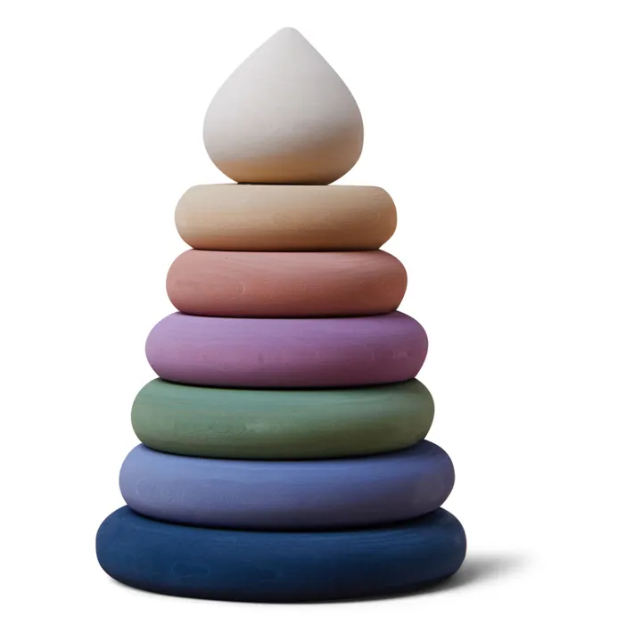 Pastel Stackable Wooden Fairyland Tower- Product image n°0