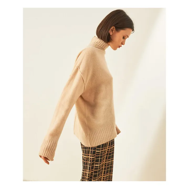 Jersey de lana Camurac | Beige- Imagen del producto n°2