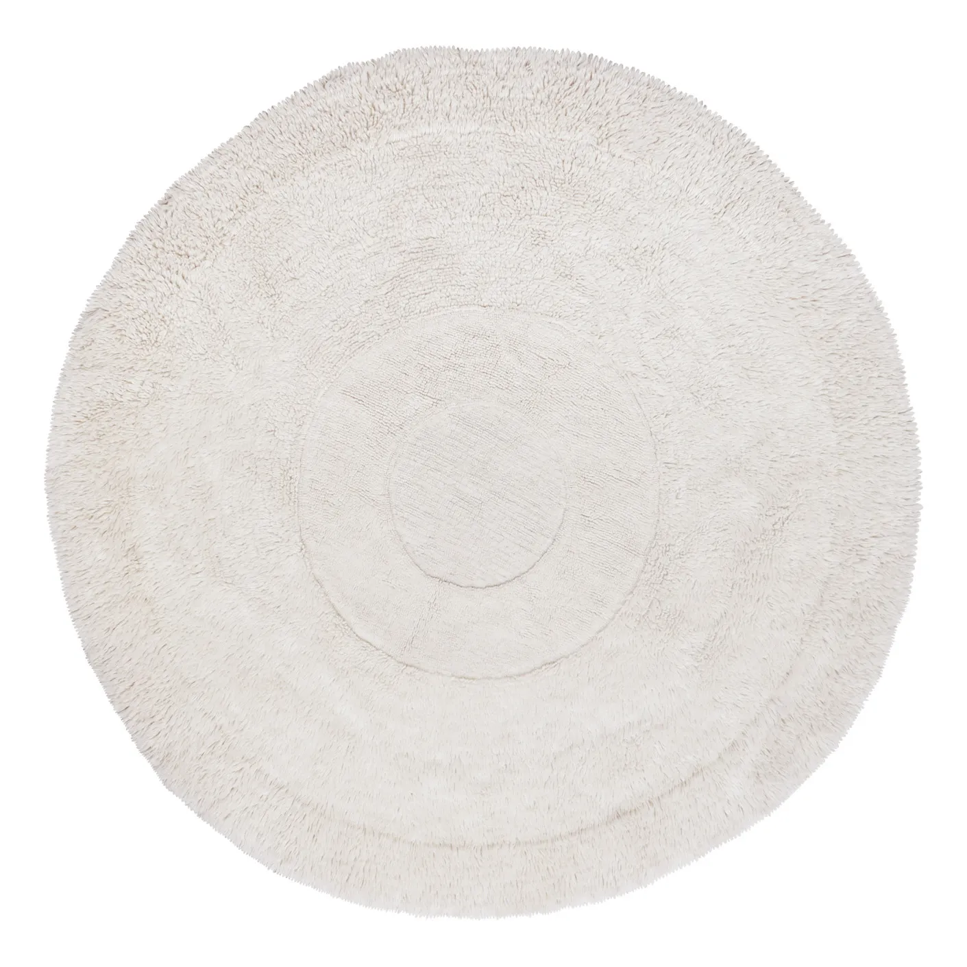 Tapis rond Arctic circle 250x250 cm | Blanc- Image produit n°0